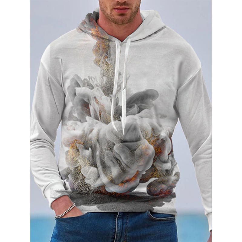 White Pattern Men's 3D Printing Hoodie Visual Impact Party Top Punk Gothic Round Neck High Quality American Sweater Hoodie, Black
White Pattern Men's 3D Printing Hoodie Visual Impact Party Top Punk Gothic Round Neck High Quality American Sweater Hoodie, Black