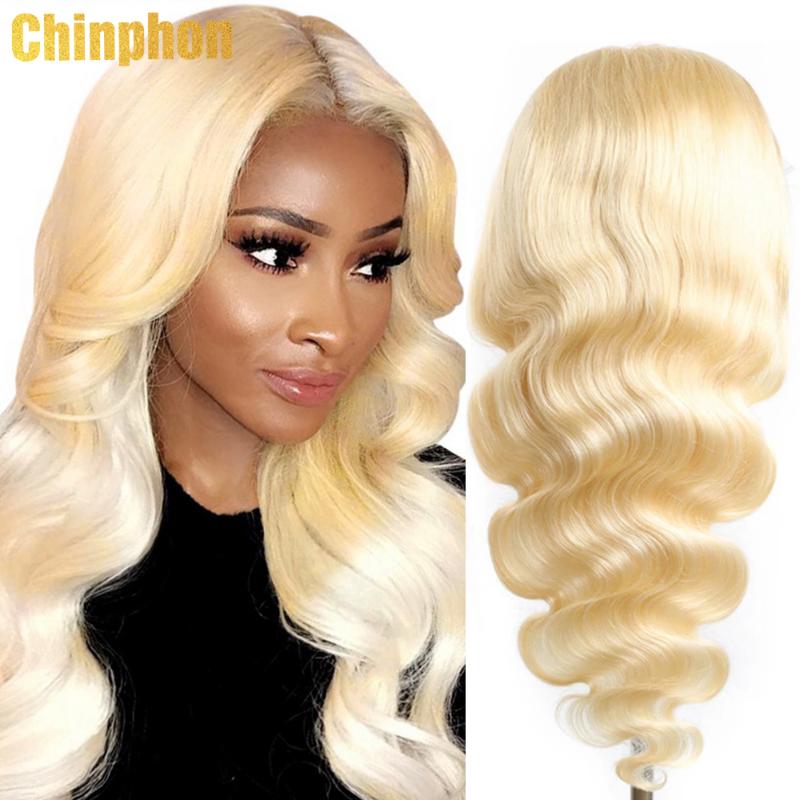 

613 Honey Blonde Lace Front Wigs 180% Peruvian Body Wave Human Hair Lace Frontal Wigs Glueless 13x4 Frontal Wig For Women, As pic