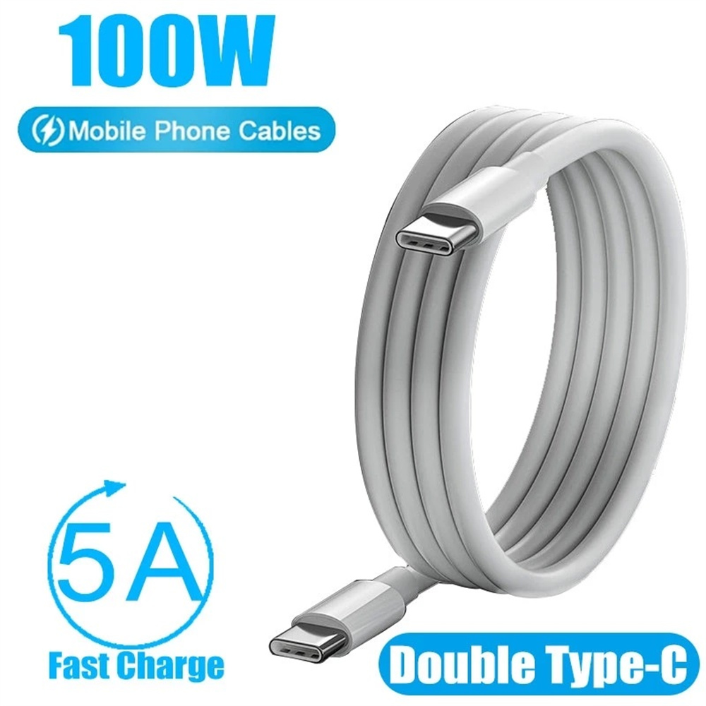Super Fast Quick Charger Thick OD4.0 100W 5A Type c to TYpe c 1m 2m Usb Data Charger Cable For Samsung s20 s21 note 20 htc android phone pc, White
Super Fast Quick Charger Thick OD4.0 100W 5A Type c to TYpe c 1m 2m Usb Data Charger Cable For Samsung s20 s21 note 20 htc android phone pc, White