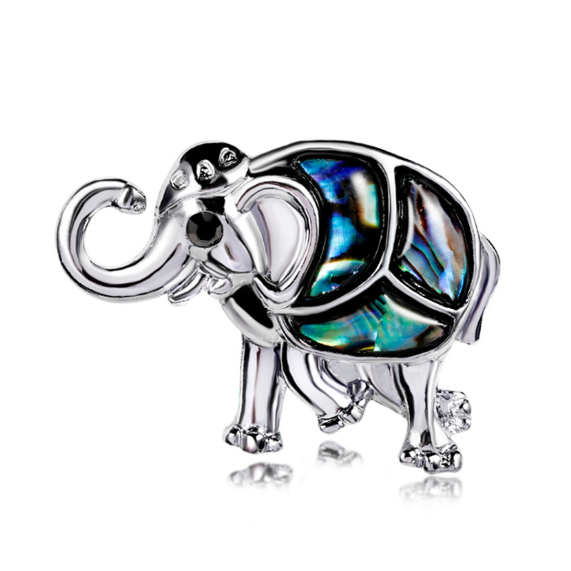 Pins, Brooches FYJS Unique Party Gift Silver Plated Alloy Abalone Shell Elephant Shape Brooch Animal Jewelry
Pins, Brooches FYJS Unique Party Gift Silver Plated Alloy Abalone Shell Elephant Shape Brooch Animal Jewelry