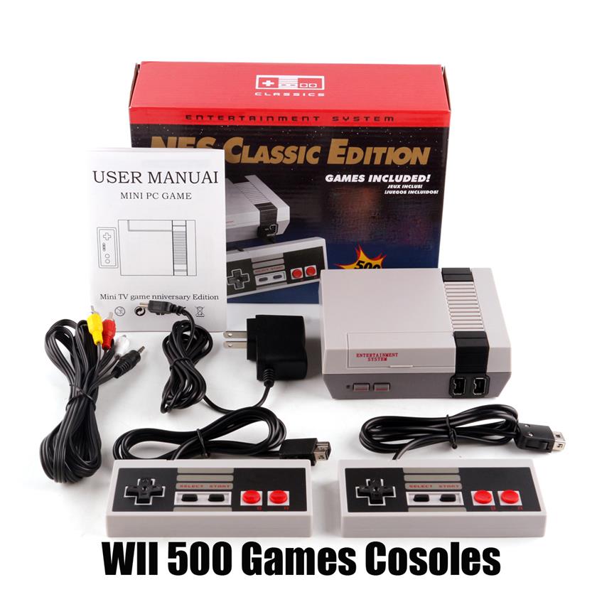 WII Classic Game TV Video Handheld Console Host Entertainment System Games For 500 Edition Model Mini HD Consoles Device With Handle UPSa42
WII Classic Game TV Video Handheld Console Host Entertainment System Games For 500 Edition Model Mini HD Consoles Device With Handle UPSa42