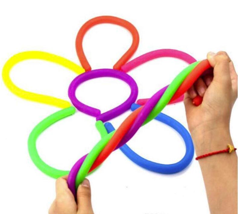 6 colors for choice Fidget Abreact Decompression Rope Flexible Glue Noodle Ropes TPR Hyperflex Stretchy String Neon slings toys
6 colors for choice Fidget Abreact Decompression Rope Flexible Glue Noodle Ropes TPR Hyperflex Stretchy String Neon slings toys