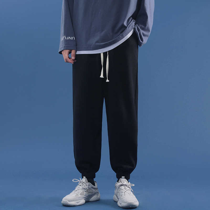 HybSkr Men's Jogger Pants Sweatpants Fashion Harajuku Sweatpants Male Casual Oversize Classic Trousers 210930