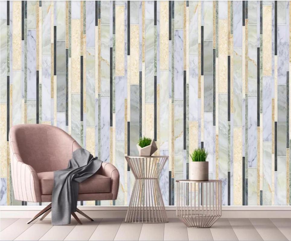 Custom 3D mural wallpaper modern simple marble geometric Mosaic bedroom background wall decorative painting, As pic
Custom 3D mural wallpaper modern simple marble geometric Mosaic bedroom background wall decorative painting, As pic
