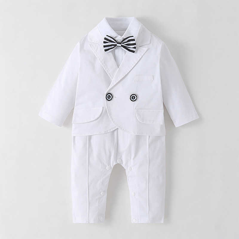 2Pcs Baby Boy Gentleman Clothes White born Christening Wedding Outfit Toddler Boys Boutique Clothing infant Rompers + Coat 210615, White set
2Pcs Baby Boy Gentleman Clothes White born Christening Wedding Outfit Toddler Boys Boutique Clothing infant Rompers + Coat 210615, White set