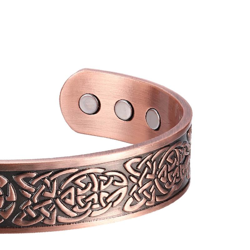 Bangle Pure Copper Bracelets For Women Men Energy Magnetic Bracelet Benefits Big Cuff Bangles Health Care Jewelry