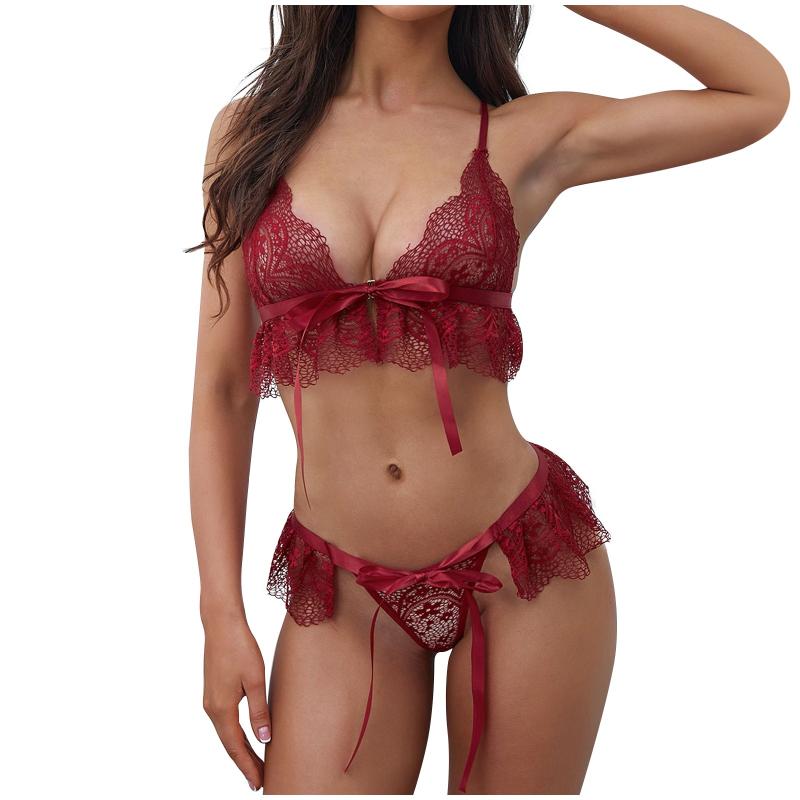 Bras Sets Sexy Underwear Women Set Temptation Lace Tulle Intimates Comfortable Nightwear Exotic Brassiere, As shown
Bras Sets Sexy Underwear Women Set Temptation Lace Tulle Intimates Comfortable Nightwear Exotic Brassiere, As shown