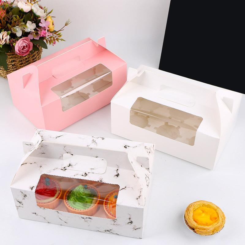 Gift Wrap 1Pc Packaging Box Kraft Paper Transparent Portable Cupcake Pastry Boxes Handmade Muffin Cake Packing Case Wedding Party Supplies
Gift Wrap 1Pc Packaging Box Kraft Paper Transparent Portable Cupcake Pastry Boxes Handmade Muffin Cake Packing Case Wedding Party Supplies