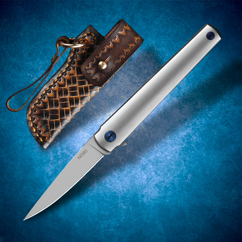 M390 steel folding knife TC4 titanium alloy handle quick opening pocket EDC hunting tool outdoor fishing tactics fighting cool sword hiking
M390 steel folding knife TC4 titanium alloy handle quick opening pocket EDC hunting tool outdoor fishing tactics fighting cool sword hiking