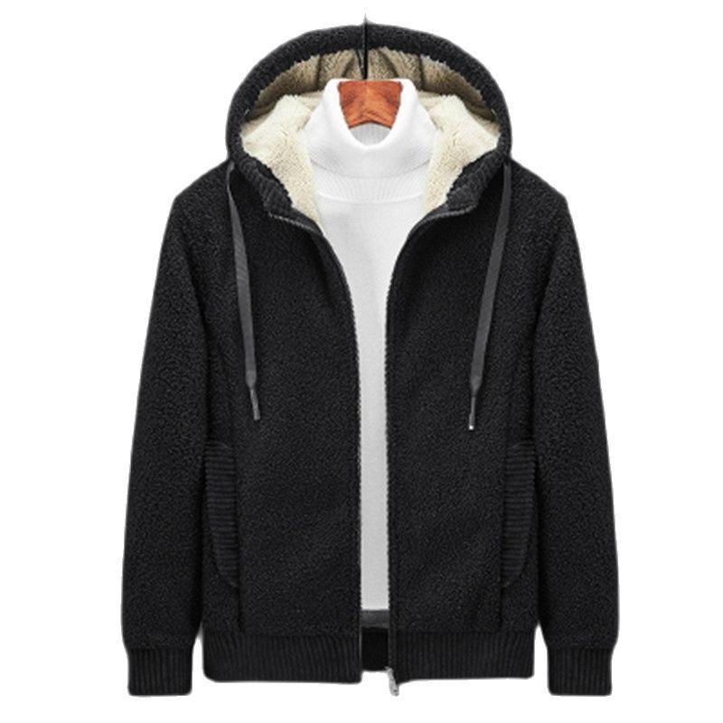 Men's Hoodies & Sweatshirts Winter Fleece Men Casual Jacket Thick Fur Lining Solid Warm Coats Mens Jackets Coat Plus Size, Black
Men's Hoodies & Sweatshirts Winter Fleece Men Casual Jacket Thick Fur Lining Solid Warm Coats Mens Jackets Coat Plus Size, Black