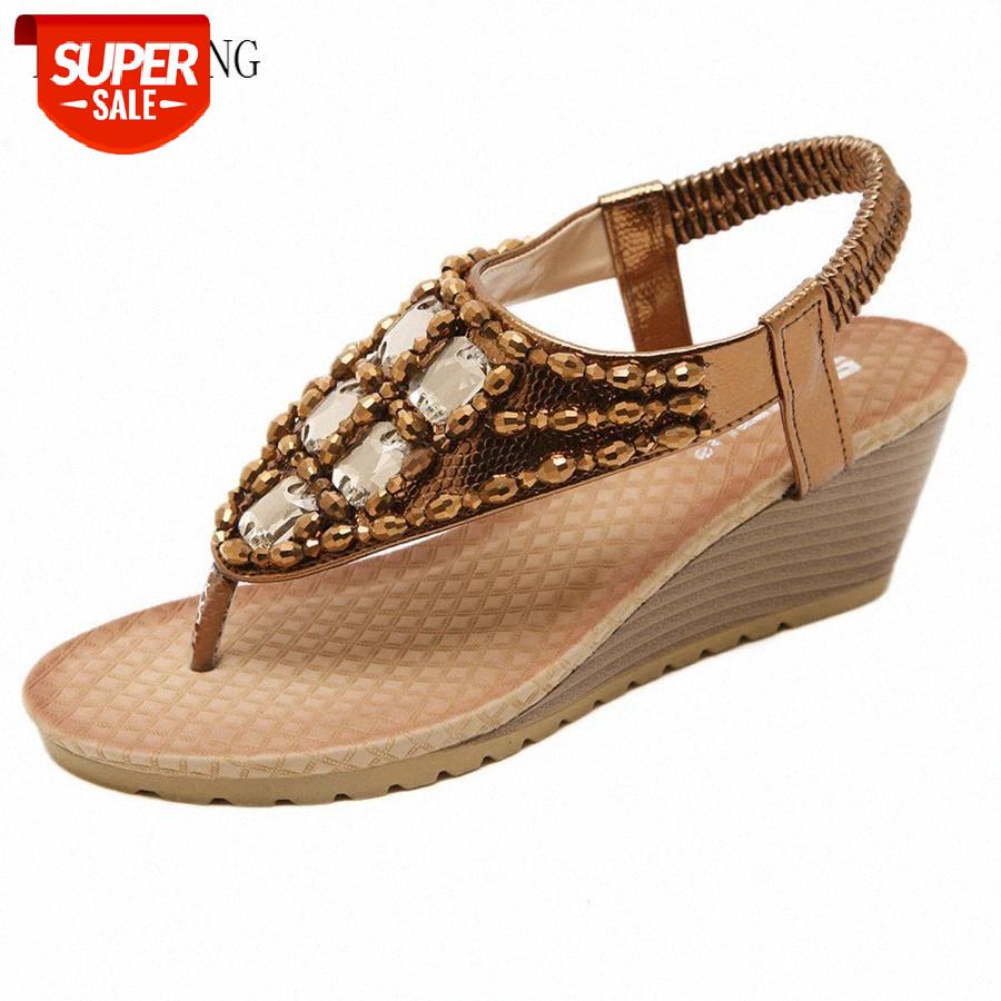 LCIZRONG Fashion Women Wedges Shoes Luxury Rhinestone Bohemia Beach Sandals Summer Italian Style Casual Ladies Shoes Large Size #Mz2G, Black
LCIZRONG Fashion Women Wedges Shoes Luxury Rhinestone Bohemia Beach Sandals Summer Italian Style Casual Ladies Shoes Large Size #Mz2G, Black