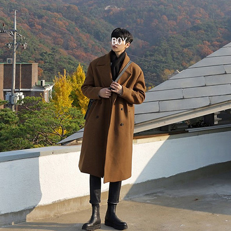 2021 New Winter Plus Cotton Thick Men's Warm Fashion Casual Long Men Oversize Woolen Coat Mens Overcoat Qdb5, Black
2021 New Winter Plus Cotton Thick Men's Warm Fashion Casual Long Men Oversize Woolen Coat Mens Overcoat Qdb5, Black