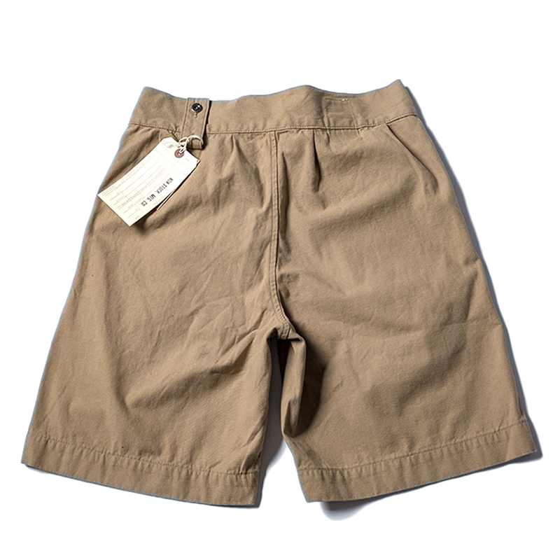NON STOCK 1941 Pattern UK Army Khaki Drill Combat KD Shorts Gurkha Pleated T200718