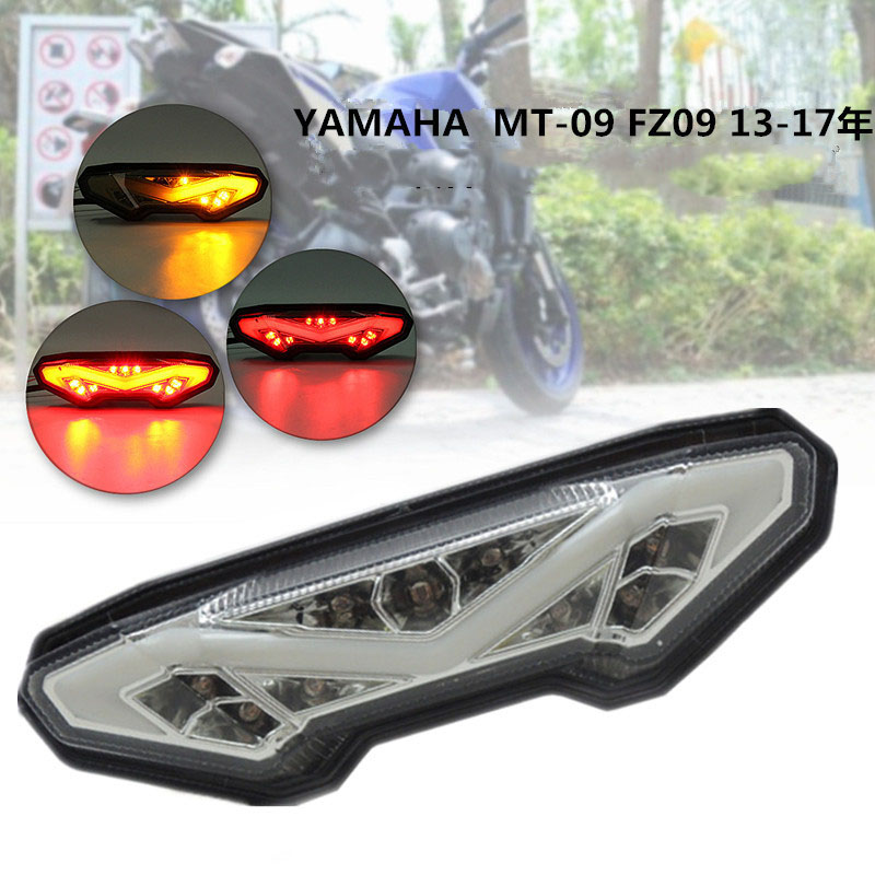 for Yamaha MT-09 FZ09 13-17 years LED steering and brake integrated rear taillight assembly mt09 tail light
for Yamaha MT-09 FZ09 13-17 years LED steering and brake integrated rear taillight assembly mt09 tail light