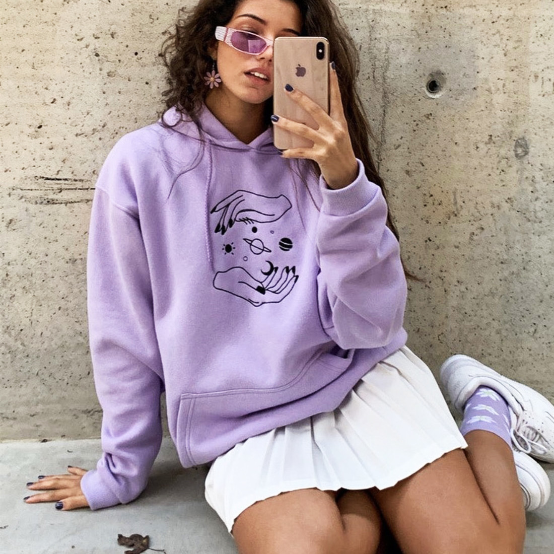 2021 Light Purple Pattern Letters Printed Fleece Thick Oversized Hoodie Sweatshirt for Teens Girls Winter Clothes Women New Fashion 5mwi, Blue
2021 Light Purple Pattern Letters Printed Fleece Thick Oversized Hoodie Sweatshirt for Teens Girls Winter Clothes Women New Fashion 5mwi, Blue