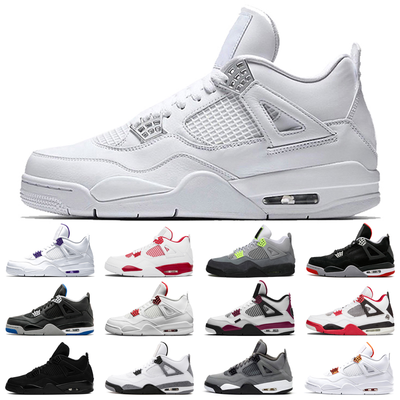 4s Basketball Shoes Men Shoe Black Cat University Red Neon Bred Alternate Motorsport Orange Metallic Sail White Cement Sneakers Trainers
4s Basketball Shoes Men Shoe Black Cat University Red Neon Bred Alternate Motorsport Orange Metallic Sail White Cement Sneakers Trainers