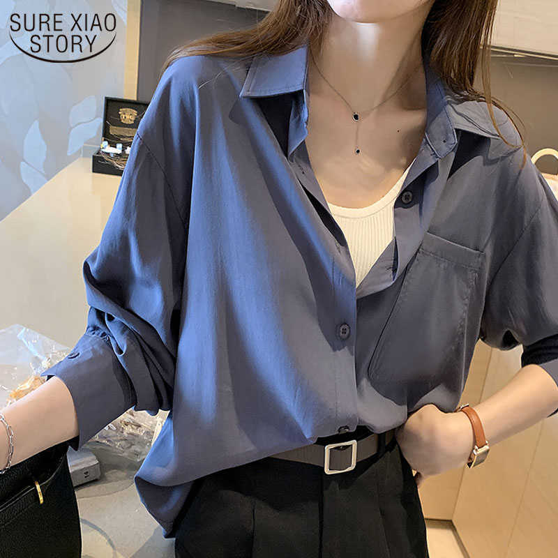 White Shirt Autumn Long Sleeve Women's Blouse Plus Size Tops Lapel Single Breasted Fashion Women Blouses Female 1 210527
White Shirt Autumn Long Sleeve Women's Blouse Plus Size Tops Lapel Single Breasted Fashion Women Blouses Female 1 210527