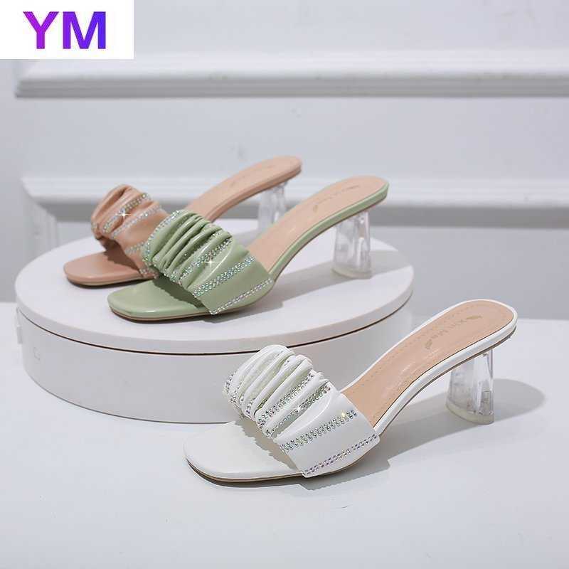 2021 Women's Shoes Sandals Wear Pleated Summer New PEARL Open Toe Sexy Clear Heel Zapatillas Casa Mujer Sapatos Femininos Y0721, Pink
2021 Women's Shoes Sandals Wear Pleated Summer New PEARL Open Toe Sexy Clear Heel Zapatillas Casa Mujer Sapatos Femininos Y0721, Pink