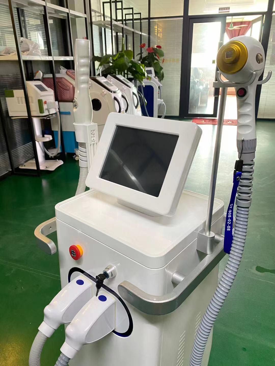20211 Newest Beauty instrument freckle 808diode laser ipl Hair removal Equiment Machine Q-Swtich nd yag tattoo remove