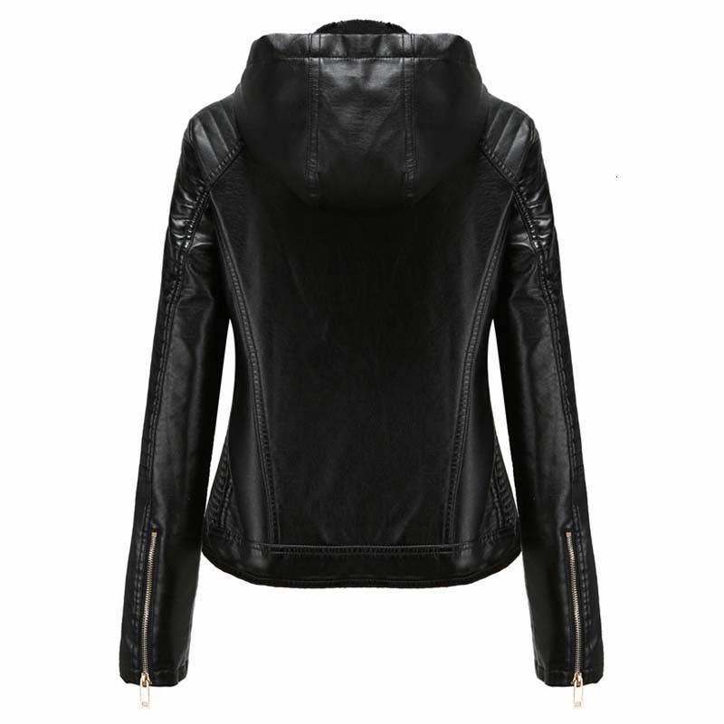 2021 New Faux Leather Pu Women Autumn Winter Long Sleeve Hoodies Plus Veet Warm Coat Female Motorcycle Jacket Black Outerwear Ra3a
2021 New Faux Leather Pu Women Autumn Winter Long Sleeve Hoodies Plus Veet Warm Coat Female Motorcycle Jacket Black Outerwear Ra3a