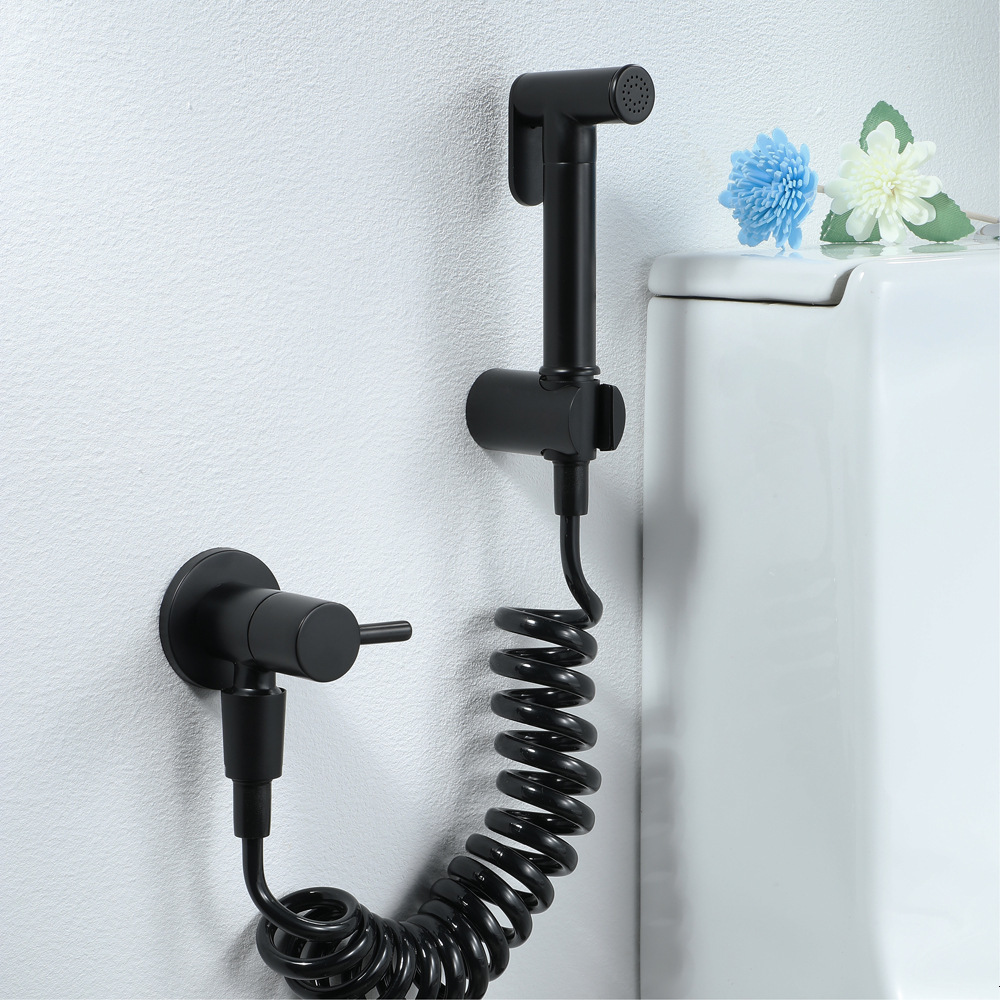 2021 New Faucet Hand Held Bidet Sprayer Douche Toilet Kit Black 304 Stainles Steel Shattaf Shower Head Copper Vae Set Jet 10iy
2021 New Faucet Hand Held Bidet Sprayer Douche Toilet Kit Black 304 Stainles Steel Shattaf Shower Head Copper Vae Set Jet 10iy