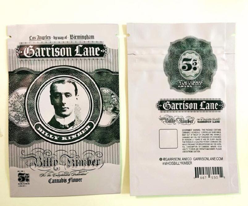 New 3.5 grams Garrison Lane Smell Proof Bags Flavors Billy Kimber Child Proof Stand Up Pouch Dry Herb Flowers Packaging mylar bags Edibles P
New 3.5 grams Garrison Lane Smell Proof Bags Flavors Billy Kimber Child Proof Stand Up Pouch Dry Herb Flowers Packaging mylar bags Edibles P