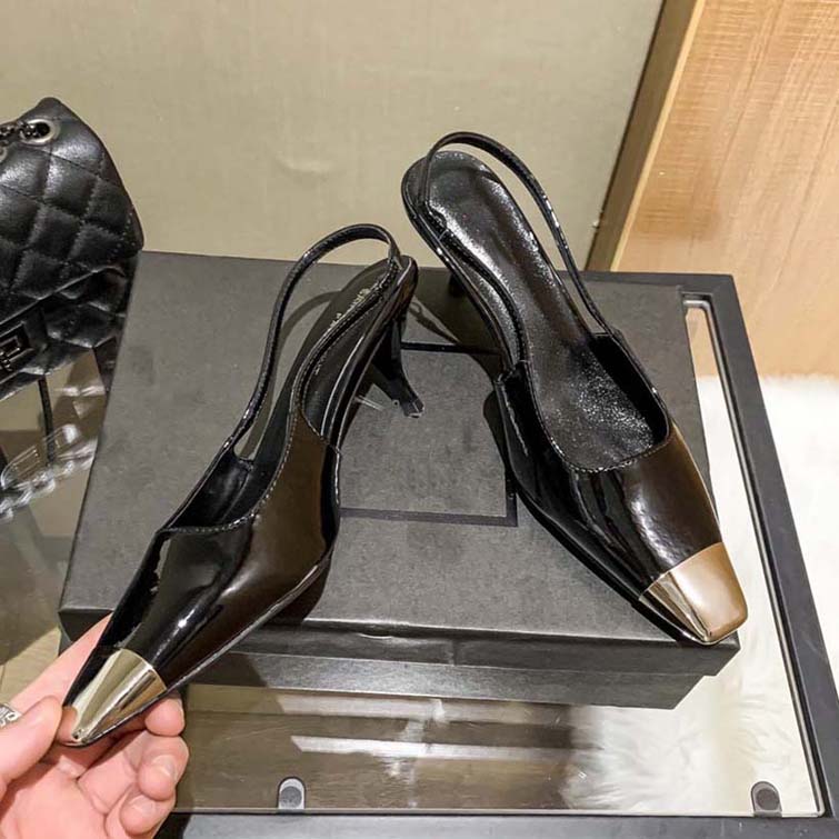 Fashion luxury designer high heels dress shoes square design sandals high quality comfortable spring and autumn womens leather, #4
Fashion luxury designer high heels dress shoes square design sandals high quality comfortable spring and autumn womens leather, #4