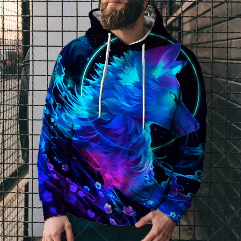 Hot selling star sky fox 3D digital printing loose hooded sweater couple Hoodie, Sddmwy070
Hot selling star sky fox 3D digital printing loose hooded sweater couple Hoodie, Sddmwy070