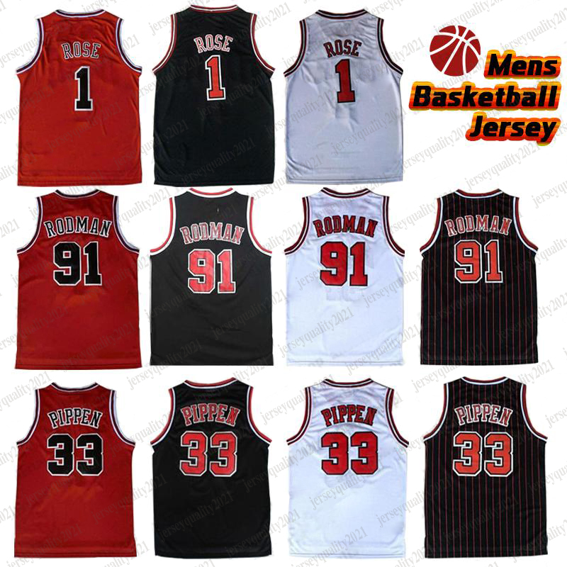 Mens 1 Derrick Rose 91 Dennis Rodman Breathable Sport Basketball Jersey Cheap Sportswear 33 Scottie Pippen Jerseys Size S-2XL
Mens 1 Derrick Rose 91 Dennis Rodman Breathable Sport Basketball Jersey Cheap Sportswear 33 Scottie Pippen Jerseys Size S-2XL