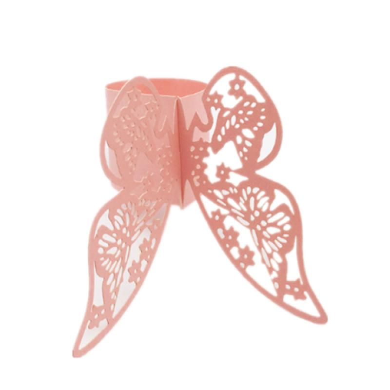 Napkin Rings 50pcs Butterfly Ring Laser Cut Paper Holder Towel El Birthday Wedding Christmas Party Table Decoration6382959