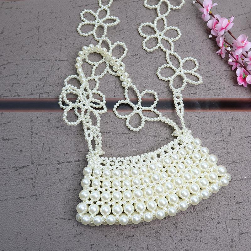 Handmade Women Pearl Bag Designer Beaded Shoulder Underarm Bag Luxury Evening Party Clutch Purse 2021Mini Baguette Crossbody, Beige
Handmade Women Pearl Bag Designer Beaded Shoulder Underarm Bag Luxury Evening Party Clutch Purse 2021Mini Baguette Crossbody, Beige