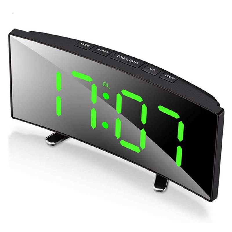 2021 New Alarm 7 Polegada Curved Dimmable Led Digital Sn for Children Fourth Large Table Clock Number B190
2021 New Alarm 7 Polegada Curved Dimmable Led Digital Sn for Children Fourth Large Table Clock Number B190