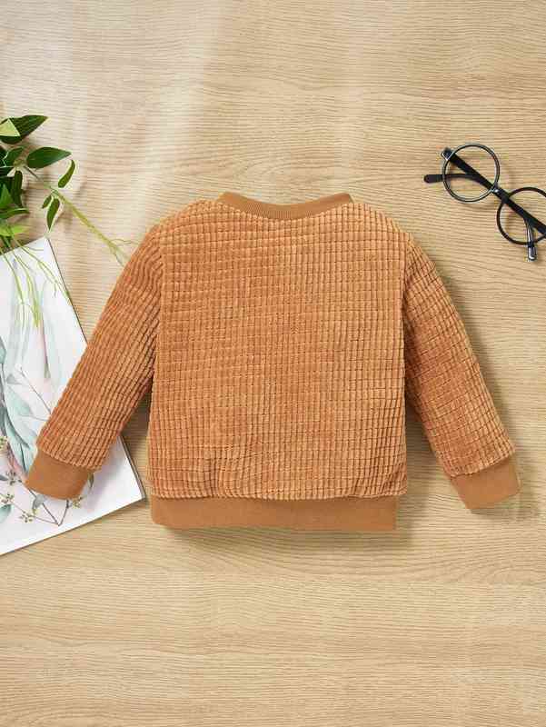 Baby Half Button Corduroy Pullover SHE