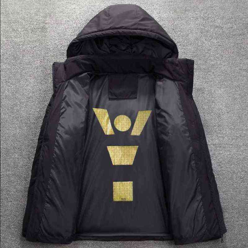 Men Jacket Coat Winter Warm Casual Autumn Stand Collar Puffer Thick Hat White Duck Parka Male Men's WinterDown Jacket with Hood 211104