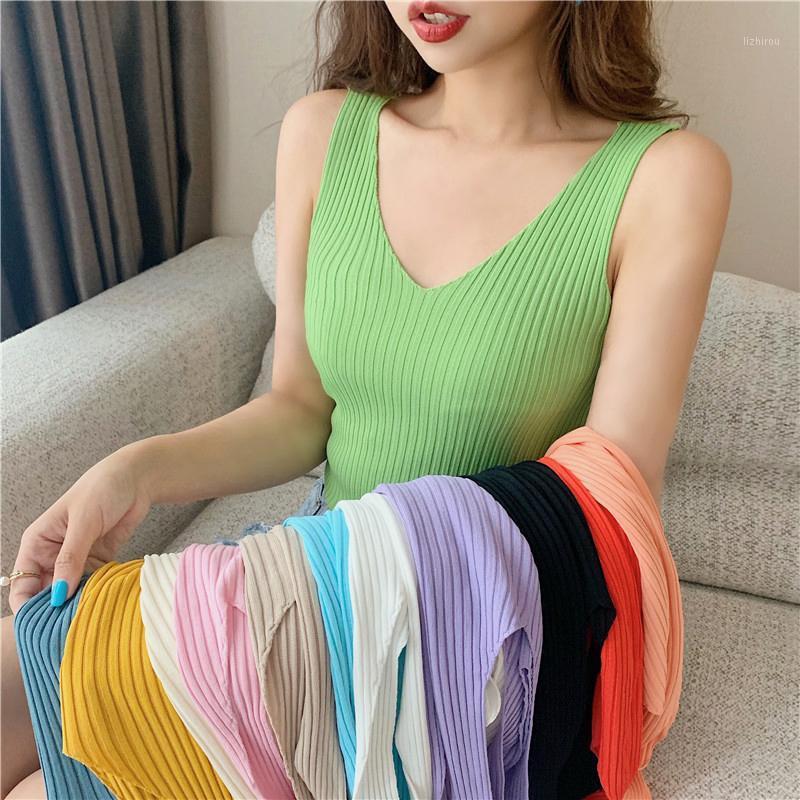 Women Sexy Camisole Tanks Skinny Lady's V-neck Undershirt Solid Breathable Knitted Ice Silk Shoulder Vest Underwear For Female Camisoles &, Beige
Women Sexy Camisole Tanks Skinny Lady's V-neck Undershirt Solid Breathable Knitted Ice Silk Shoulder Vest Underwear For Female Camisoles &, Beige
