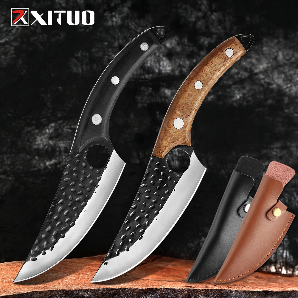 XITUO Kitchen Chef Knife High Carbon Stainless Steel Handmade Sharp Boning Knife Fishing Knife Cutter Butcher Knives
XITUO Kitchen Chef Knife High Carbon Stainless Steel Handmade Sharp Boning Knife Fishing Knife Cutter Butcher Knives