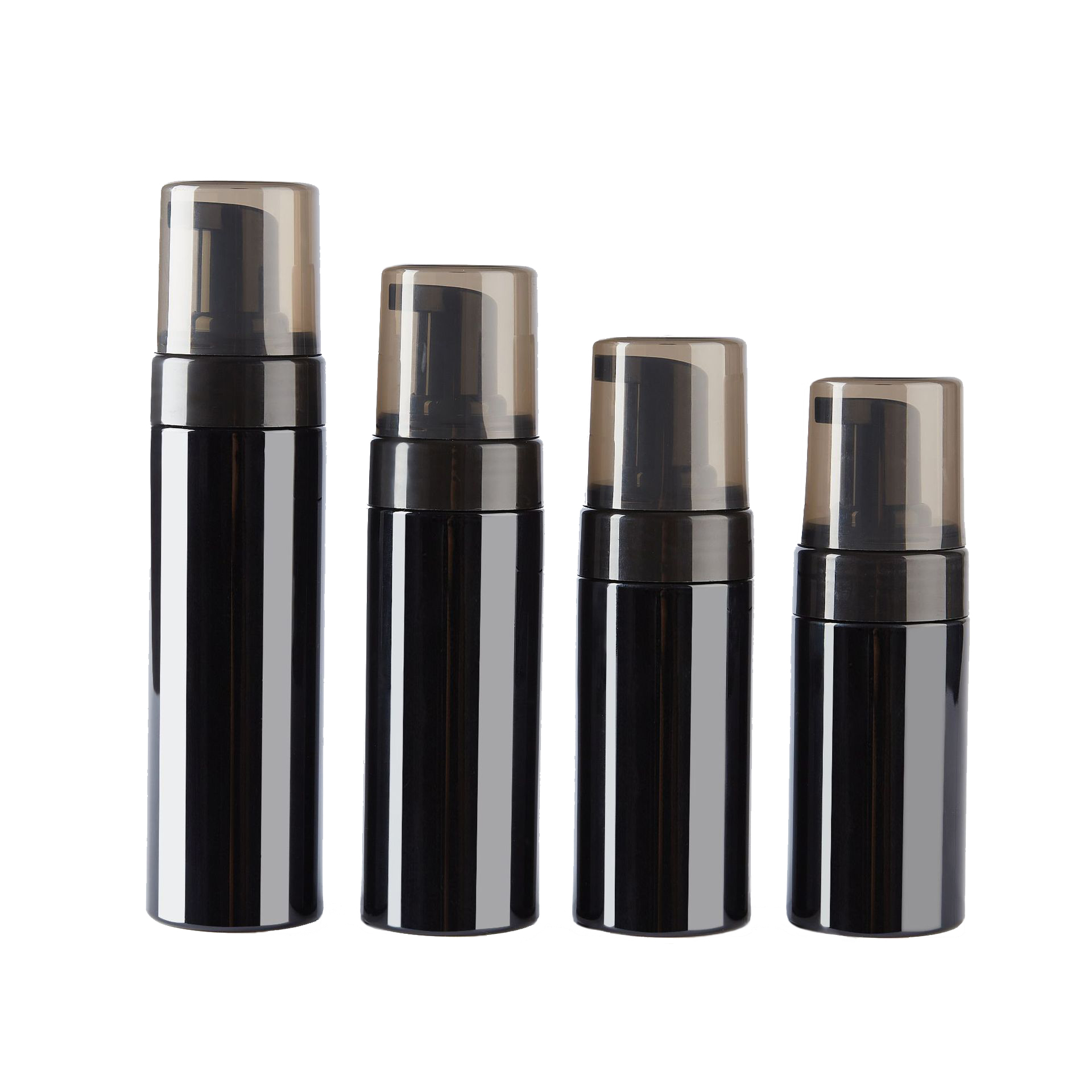 Black Plastic Foam Pump Bottles 100ml 120ml 150ml 200ml BPA Free with transparent-black cover for foaming soap mousse
Black Plastic Foam Pump Bottles 100ml 120ml 150ml 200ml BPA Free with transparent-black cover for foaming soap mousse