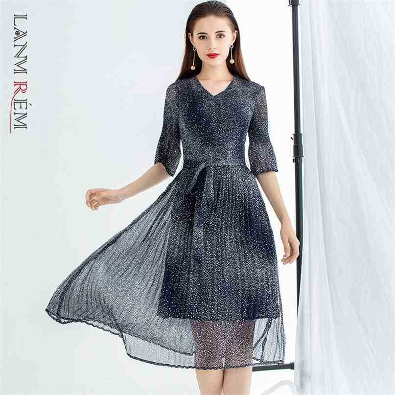 Women Pleated Black Double Perspective Dress V- Neck Half Sleeve Loose Fit Fashion Summer 2E1591 210526, Navy blue
Women Pleated Black Double Perspective Dress V- Neck Half Sleeve Loose Fit Fashion Summer 2E1591 210526, Navy blue