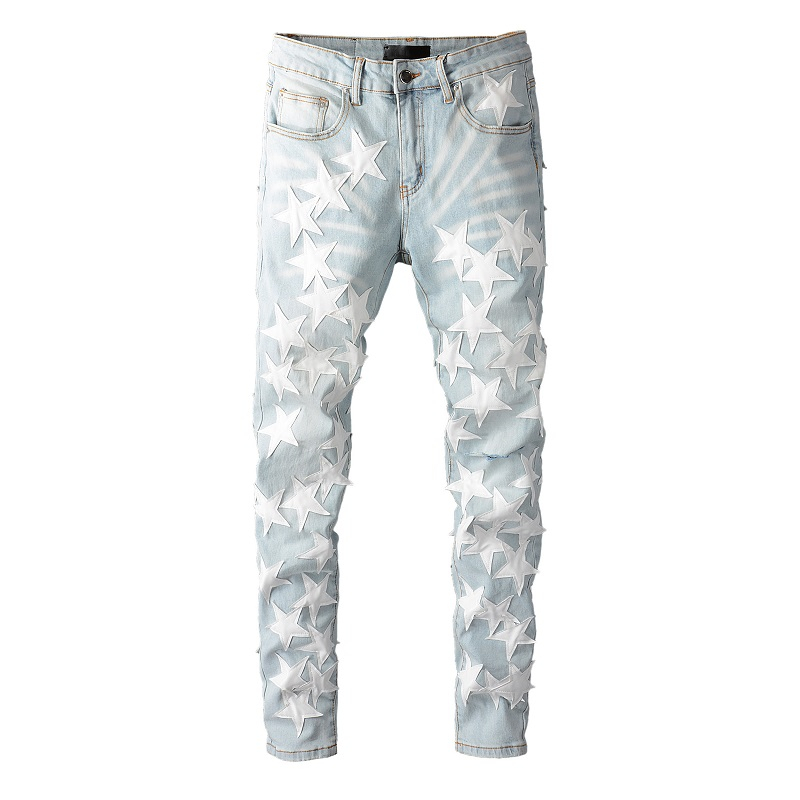 American Mens Skinny Jeans Cool Casual Retri Slim Fit Zipper Men Jean Stylish Light Color Washed High Quality Stretch Denim Pants, Light blue #690
American Mens Skinny Jeans Cool Casual Retri Slim Fit Zipper Men Jean Stylish Light Color Washed High Quality Stretch Denim Pants, Light blue #690