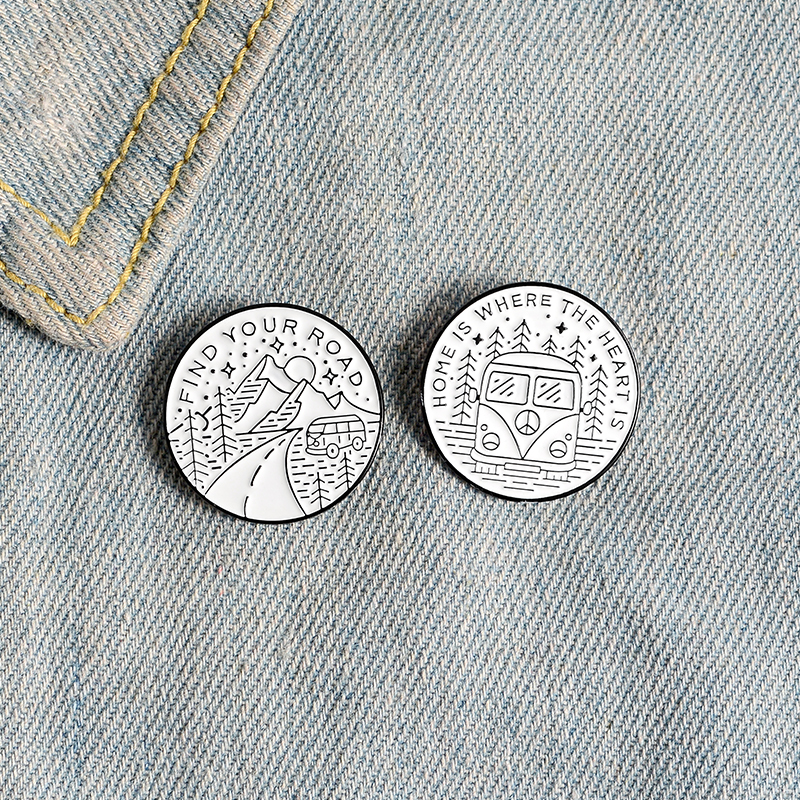 Where the heart is Enamel Pin Custom Adventure Badge Mountain Brooch Bag Clothes Lapel pin Fashion Outdoors Jewelry Gift Friends, Gray
Where the heart is Enamel Pin Custom Adventure Badge Mountain Brooch Bag Clothes Lapel pin Fashion Outdoors Jewelry Gift Friends, Gray