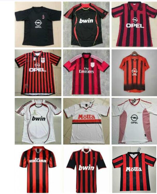 classics 90 91 AC MILAN Retro soccer jersey 96 97 Gullit 01 02 03 06 07 09 Maldini Van Basten football SHEVCHENKO RONALDO KAKA PIRLO Inzaghi
classics 90 91 AC MILAN Retro soccer jersey 96 97 Gullit 01 02 03 06 07 09 Maldini Van Basten football SHEVCHENKO RONALDO KAKA PIRLO Inzaghi