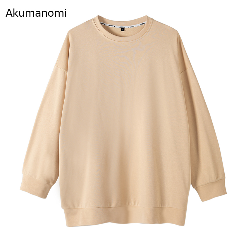 Women's Oversize Hoodies Black Gray Khaki Beige Purple Plus Size 7xl 6xl 5xl 43xxl Hoodie Women Korean Harajuku Sweatshirt Tops 201202