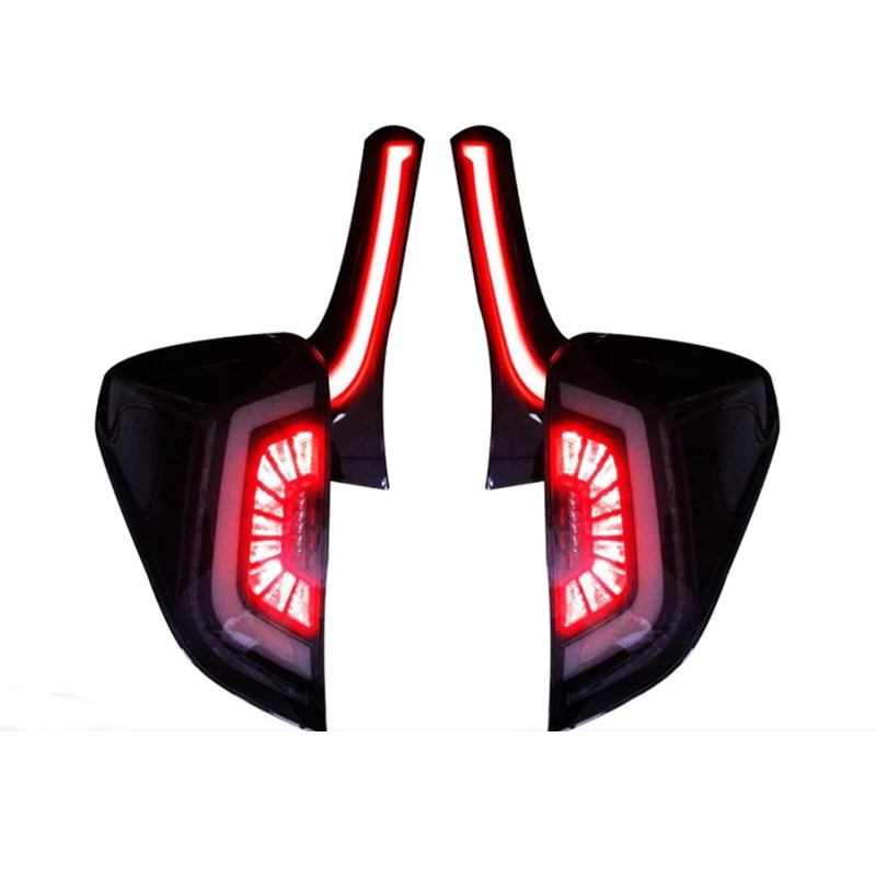 1 Pair LED Signal Tail Light For Honda Jazz Fit taillights 2014-20 DRL brake lights FIT reversing car accessories