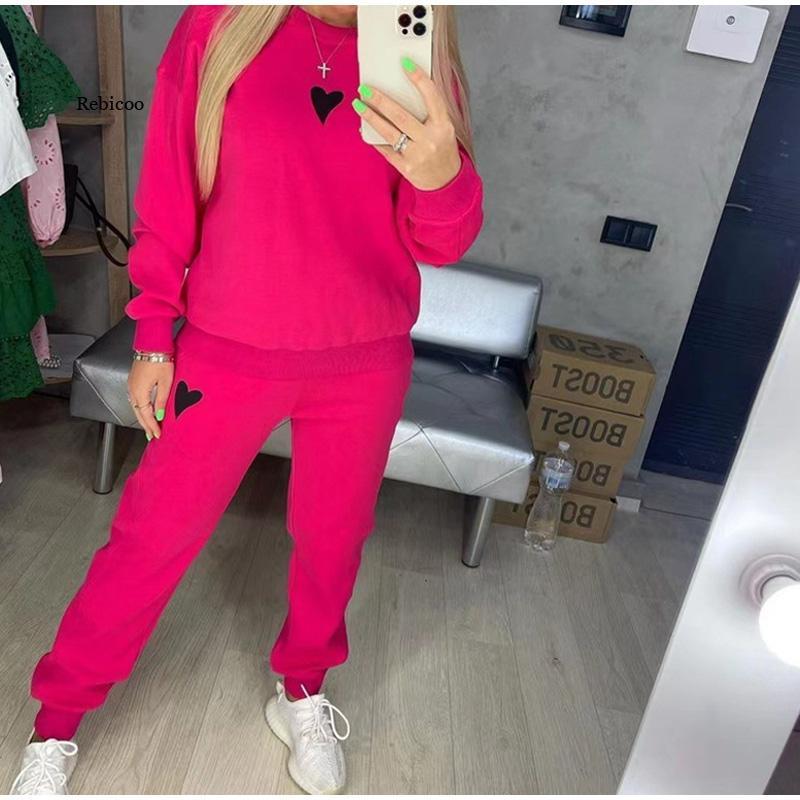 Women's Two Piece Pants Women Warm Tracksuit Suit Sets Elegant O-neck Split Solid Tops For + Casual Set Fashion Loose, White
Women's Two Piece Pants Women Warm Tracksuit Suit Sets Elegant O-neck Split Solid Tops For + Casual Set Fashion Loose, White