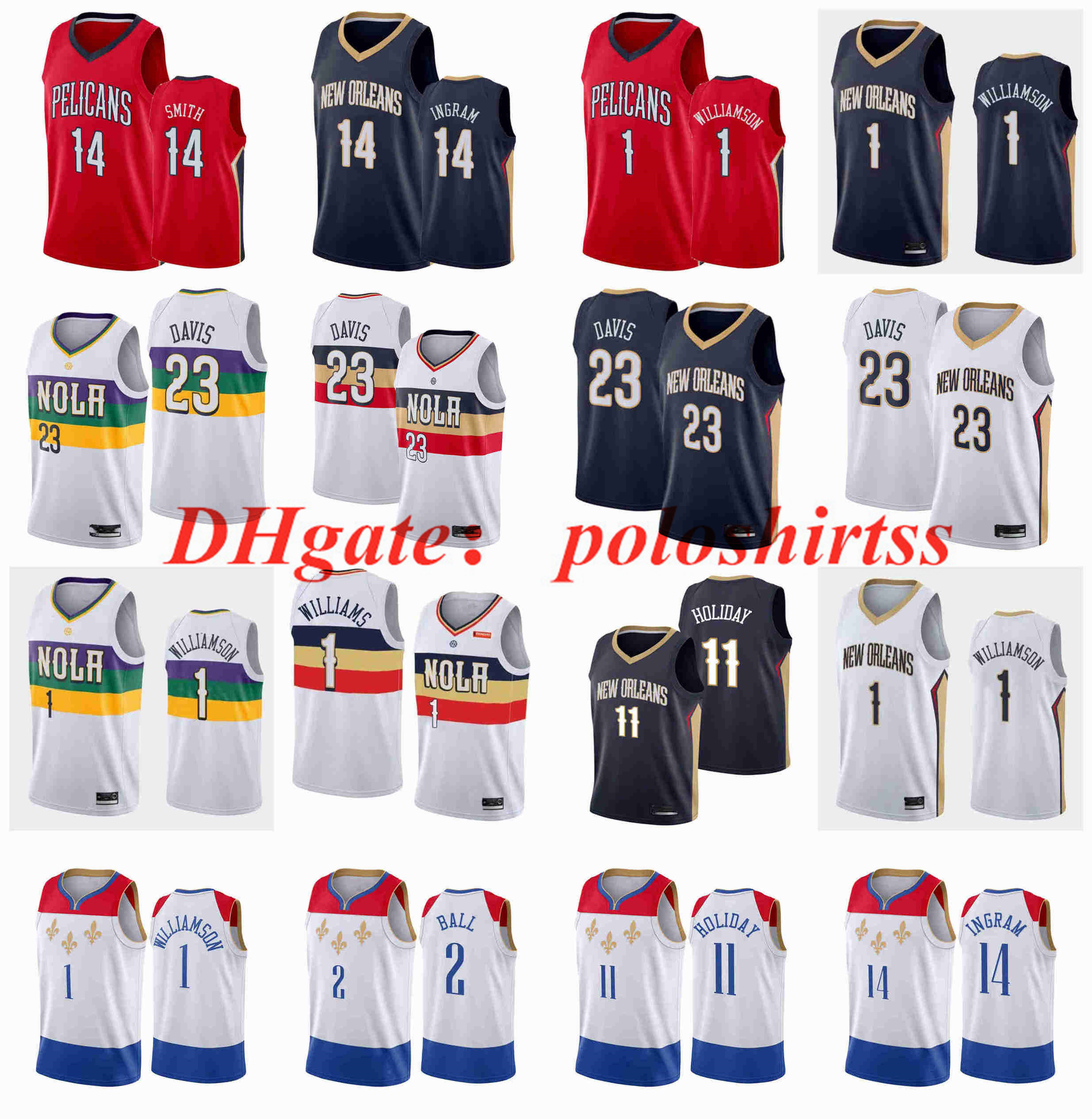 Stitched Big Yards S-6XL Zion 1 Williamson Basketball Jerseys White 2 Ball Brandon 14 Ingram 11 Holiday Jersey Fans Mens NCAA Edition City, Black;red
Stitched Big Yards S-6XL Zion 1 Williamson Basketball Jerseys White 2 Ball Brandon 14 Ingram 11 Holiday Jersey Fans Mens NCAA Edition City, Black;red