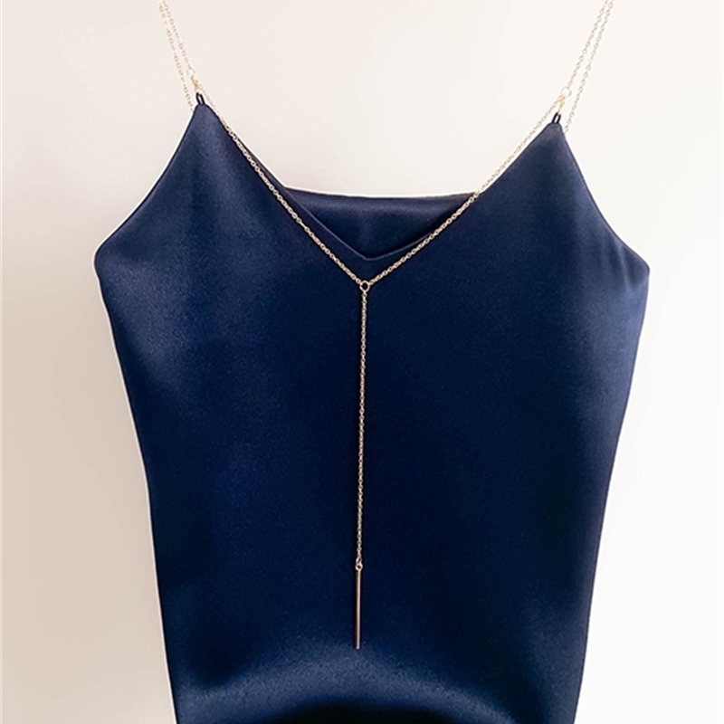 Crop Top Women Sexy Yellow hardware sling Tank Tops Vest Bare Midriff Sleeveless T-Shirt Summer Beach brat top bralette 210308