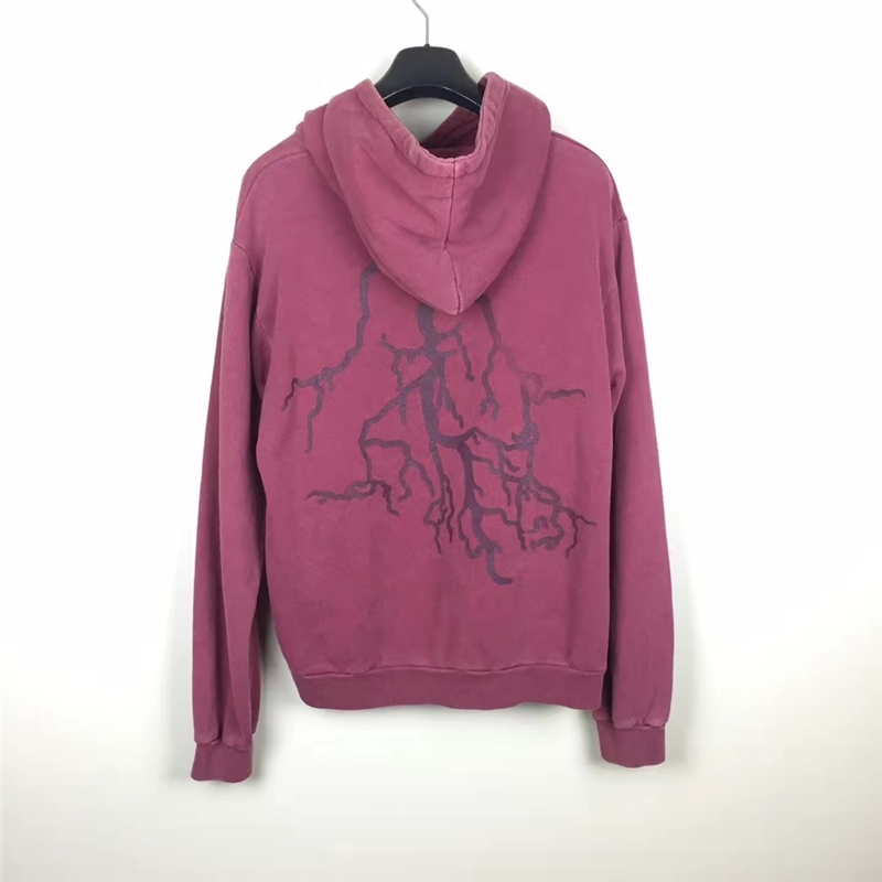 street: raf simons high a / w 2002-2003 printed sweater worn out, Black