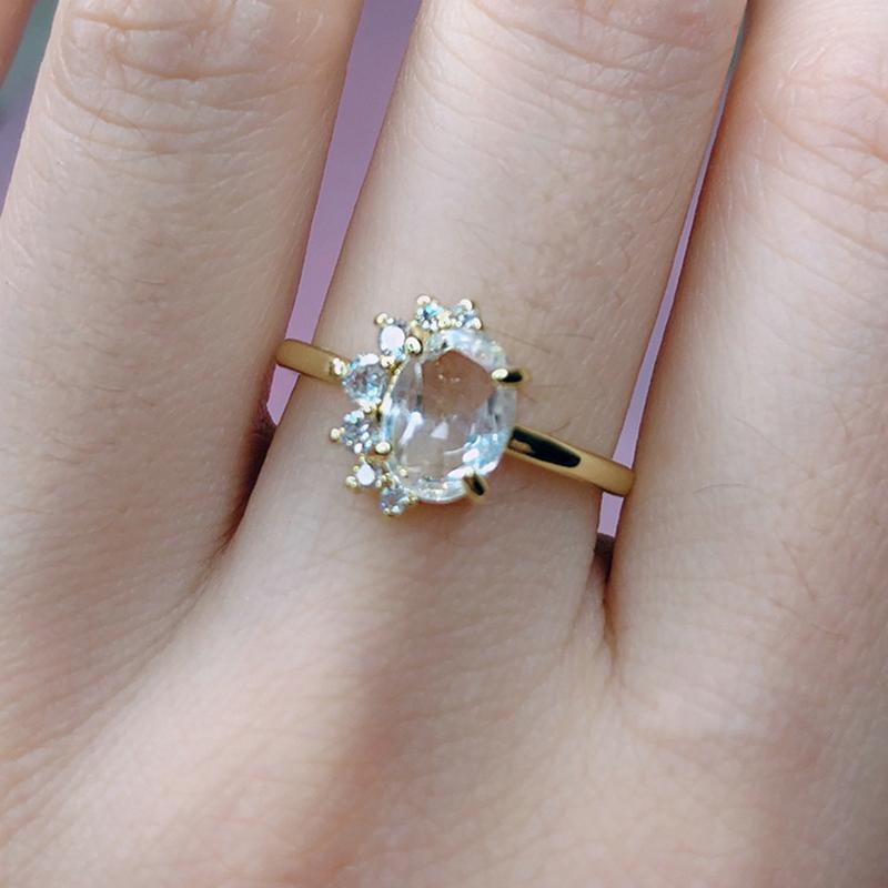 Cluster Rings Wedding For Women Unique Cute Oval Candy Stone CZ Light Gold Color Proposal Gift Fashion Friend Jewelry R860, Golden;silver
Cluster Rings Wedding For Women Unique Cute Oval Candy Stone CZ Light Gold Color Proposal Gift Fashion Friend Jewelry R860, Golden;silver