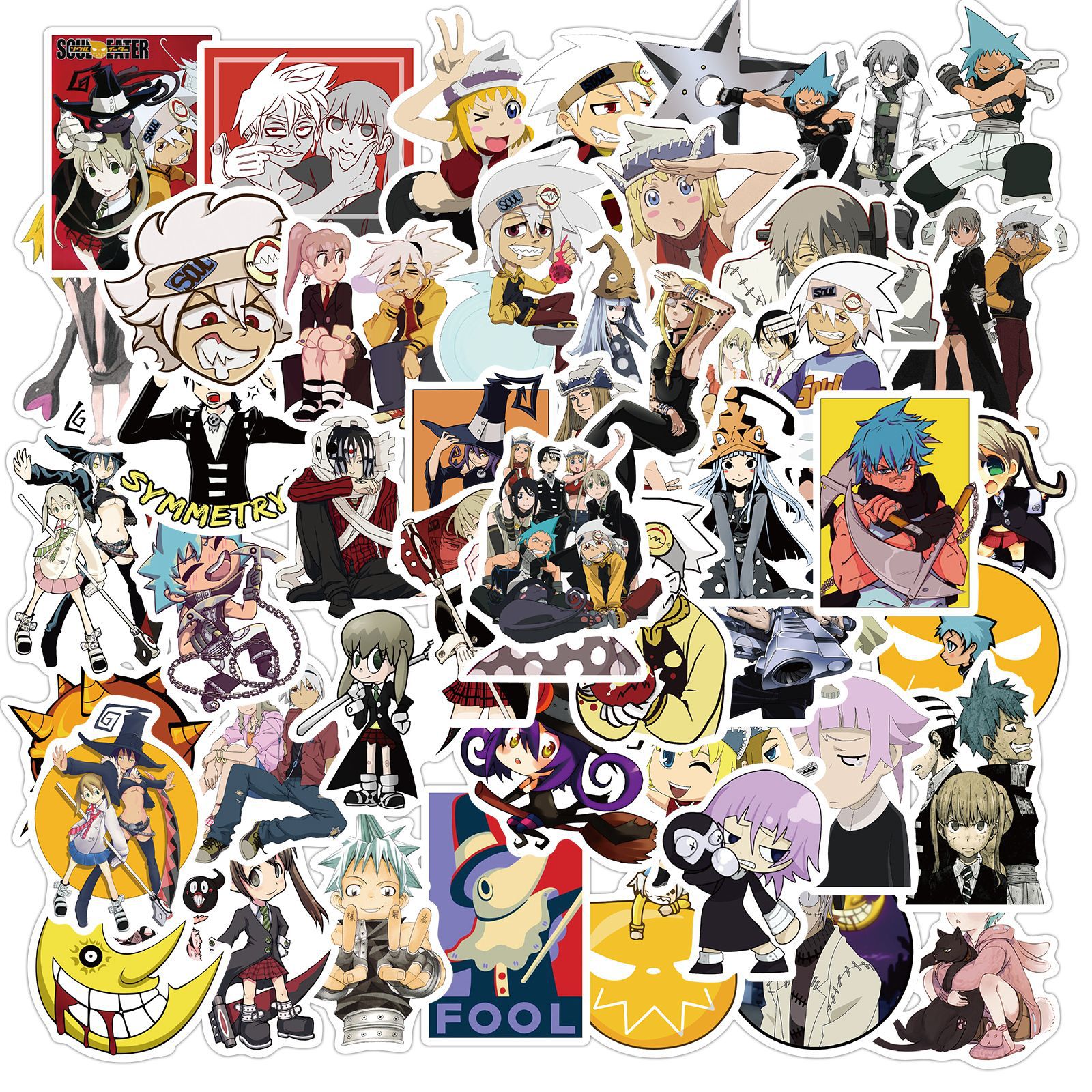 50 PCS Mixed Waterproof Car Stickers Soul Eater Anime For Skateboard Laptop Fridge Helmet Pad Bicycle Bike Motorcycle PS4 book Guitar Pvc Decal, Multi colors
50 PCS Mixed Waterproof Car Stickers Soul Eater Anime For Skateboard Laptop Fridge Helmet Pad Bicycle Bike Motorcycle PS4 book Guitar Pvc Decal, Multi colors