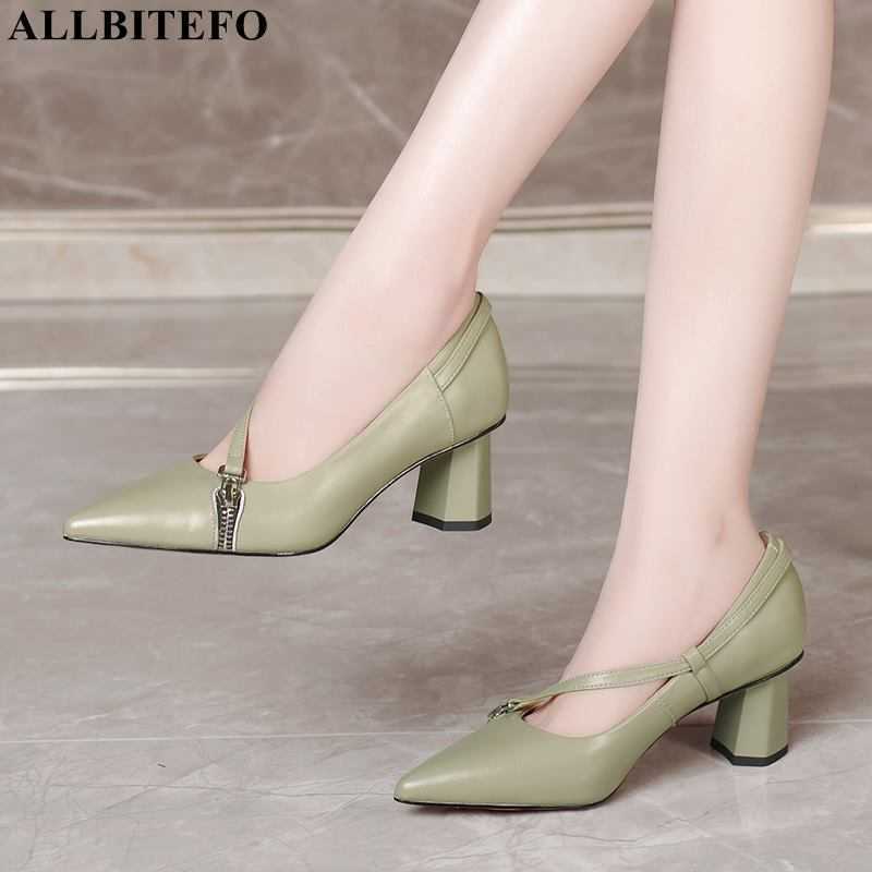 ALLBITEFO zipper buckle design fashion sexy soft genuine leather high heels women pumps high heel shoes women heels basic shoes 210611, As picture
ALLBITEFO zipper buckle design fashion sexy soft genuine leather high heels women pumps high heel shoes women heels basic shoes 210611, As picture